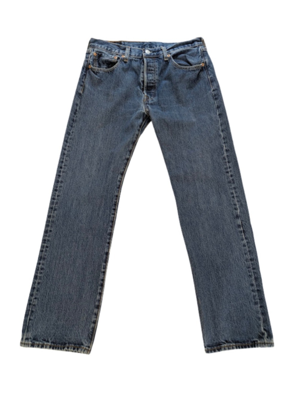 Levi's 501 Original Fit Jeans Mens 32x32 Vintage Wash Americana Heritage Denim